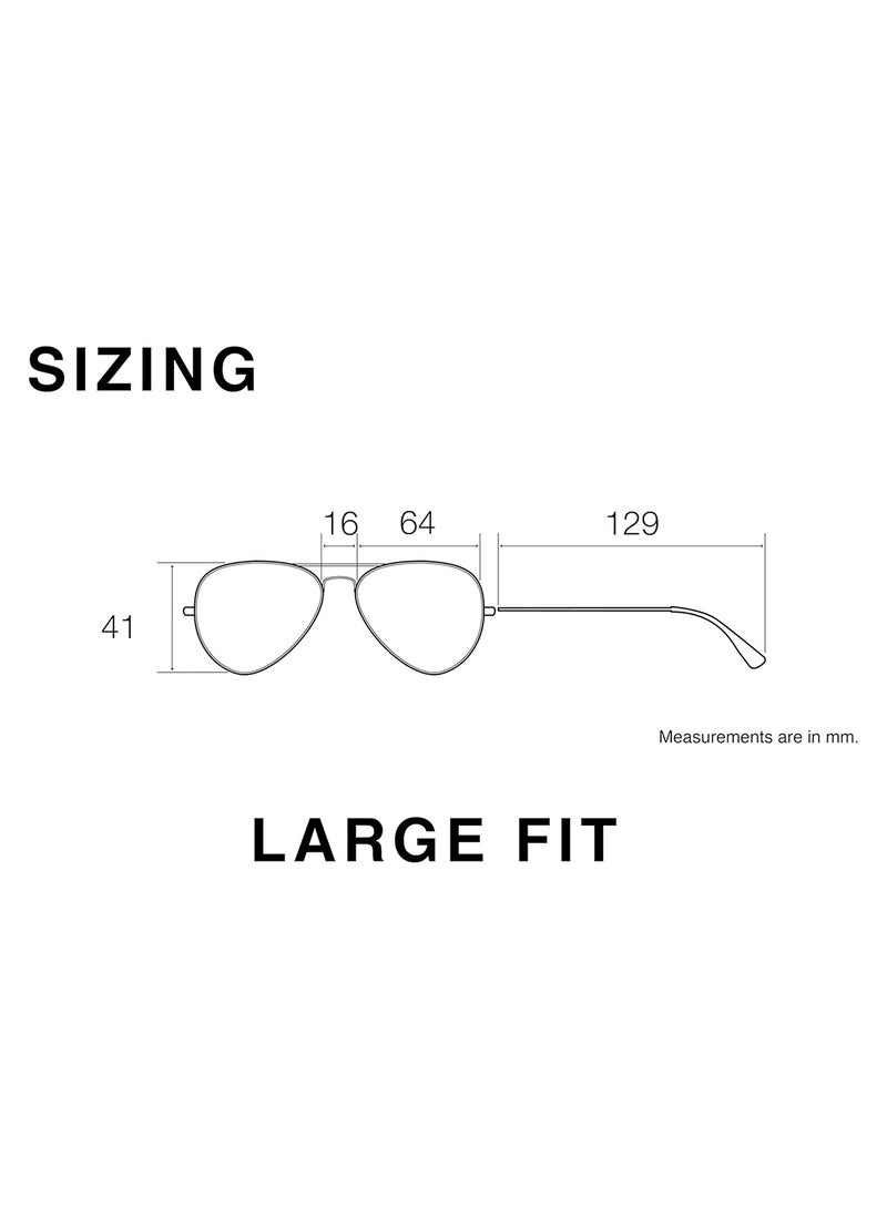 أو نيل نظارات شمسية مستقطبة للرجال - زرقاء  مم - Image 4