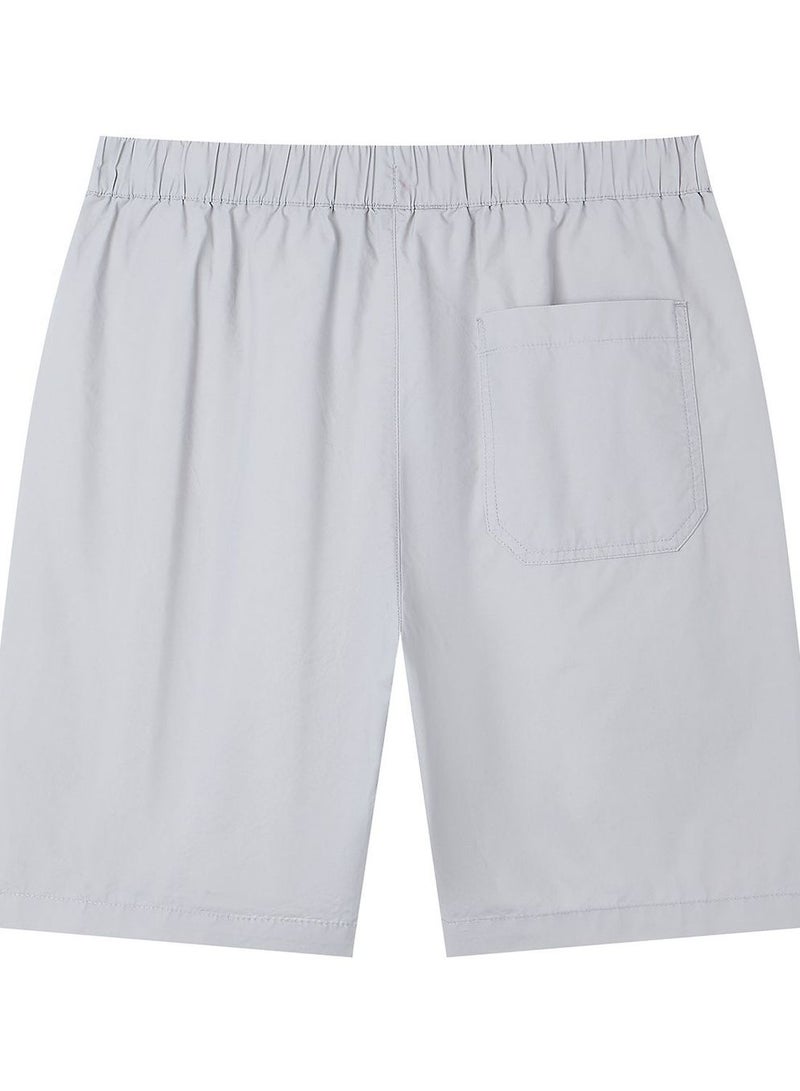 GIORDANO Men Regular Cotton Twill Elastic Shorts - Image 4