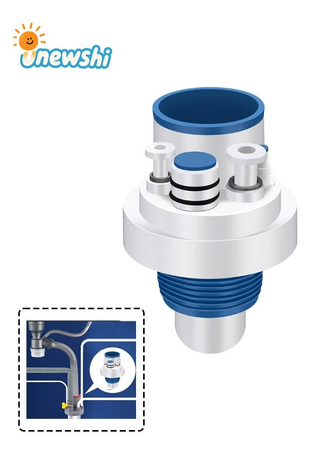 Unewshi Drain Pipe Filter, Kitchen Drain Pipe Kitchen Sewer Pipe Maintain A Kitchen Environment for Enhanced Hygiene and Odor Control - Image 1