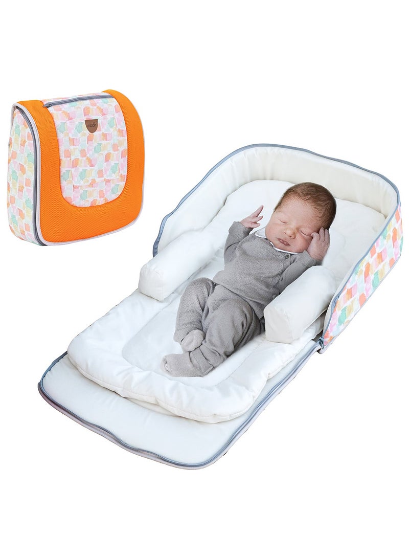 MOON - Infant Carrier Blue ,MOON Travalo - Travel Baby Bed & Backpack- Deer- Portable Baby Bed -Blue - Image 3