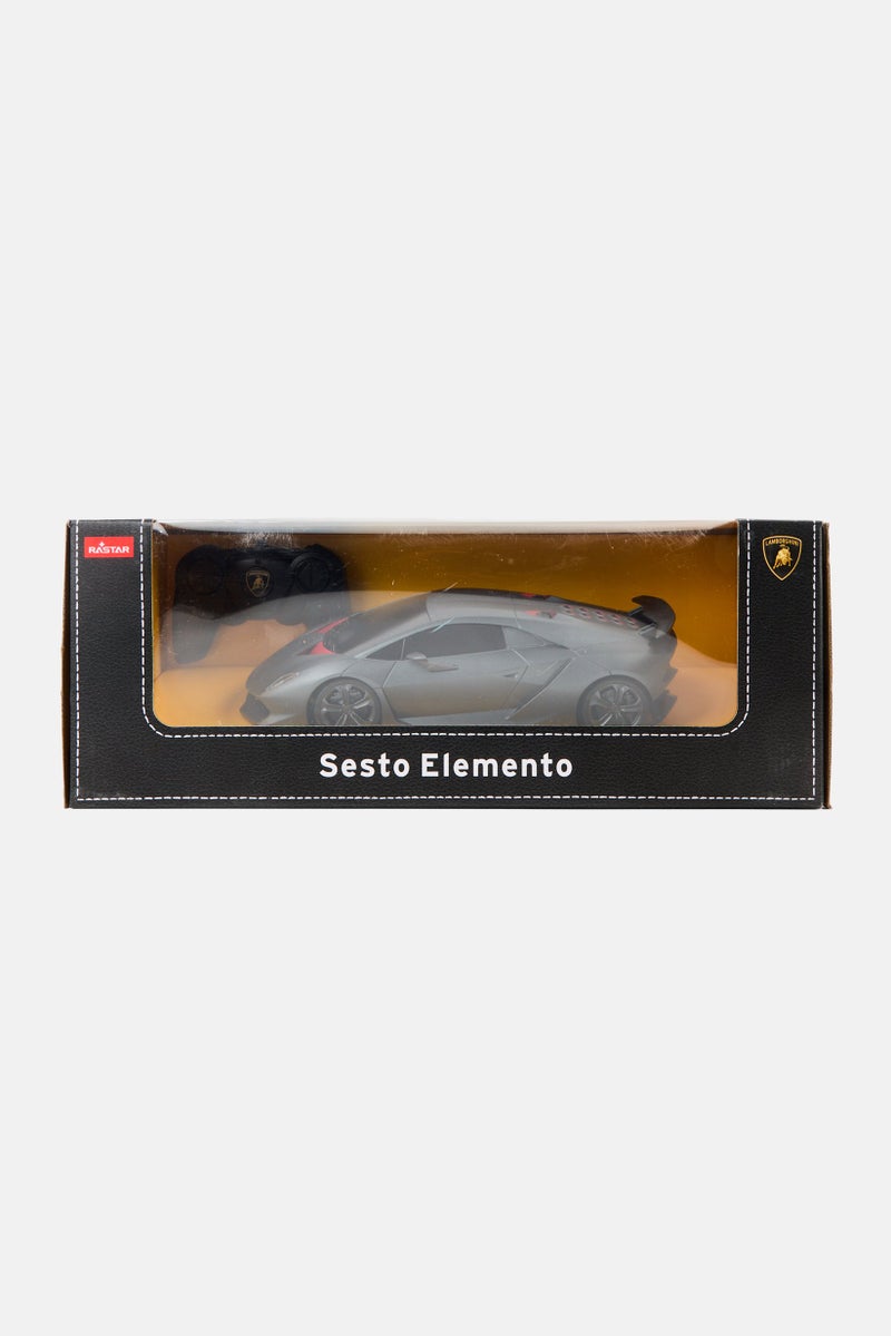 RASTAR Sesto Elemento Lamborghini Remote Control Car, Dark Grey - Image 1