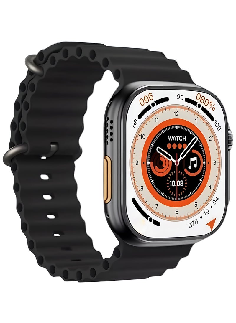 VENDIX 7-in-1 Smart Watch with Wireless charging, Multiple Straps, Digital Display, Black  - Image 1
