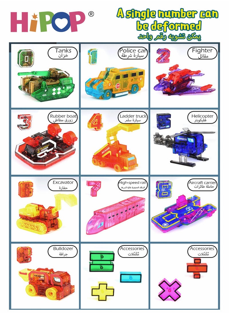 HIPOP 15 In 1 Building Blocks Assembling Toy for Kids,Children's Handmade DIY Construction Toys  - Image 3