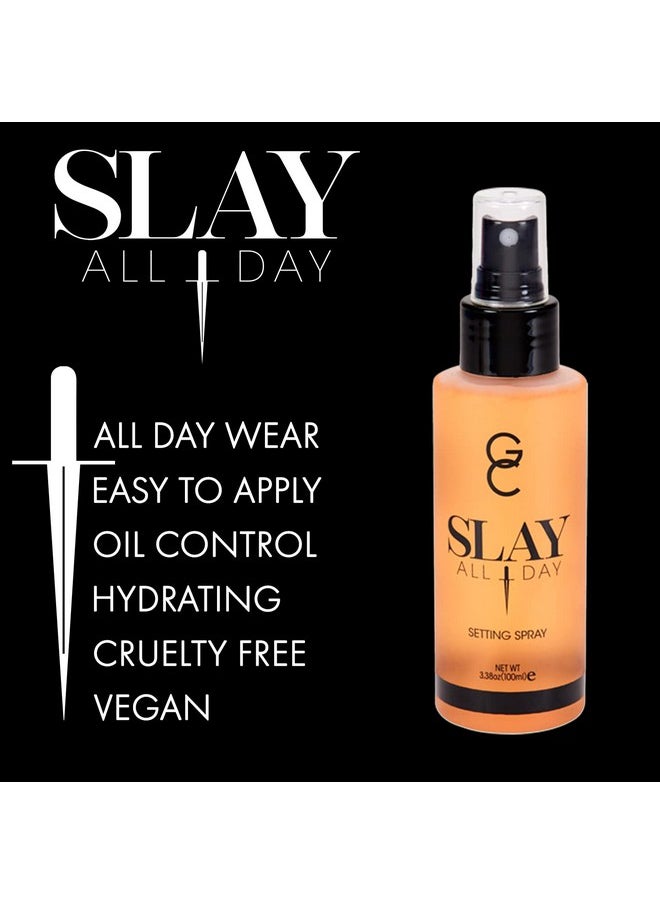 Gerard Cosmetics Gerard Cosmetics Slay All Day Makeup Setting Spray | Peach Scented | Matte Finish with Oil Control | Cruelty Free, Long Lasting Finishing Spray, 3.38oz (100ml)  - Image 4