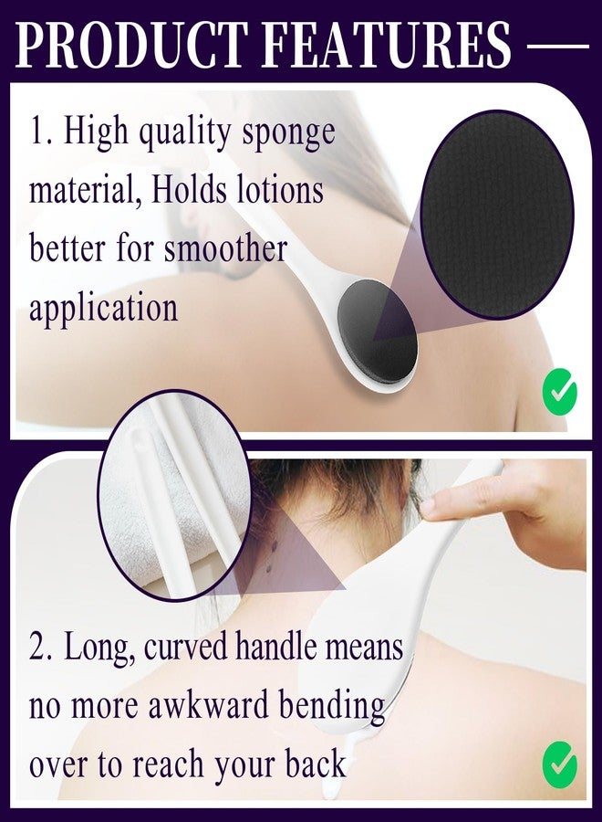 chaseroad Lotion Applicator for Back - Long Handled Sponge for Easy Lotion Back Applicator, Back Lotion Applicator for Lotion and Cream, Ideal Back Cream Applicator Tool - Image 4