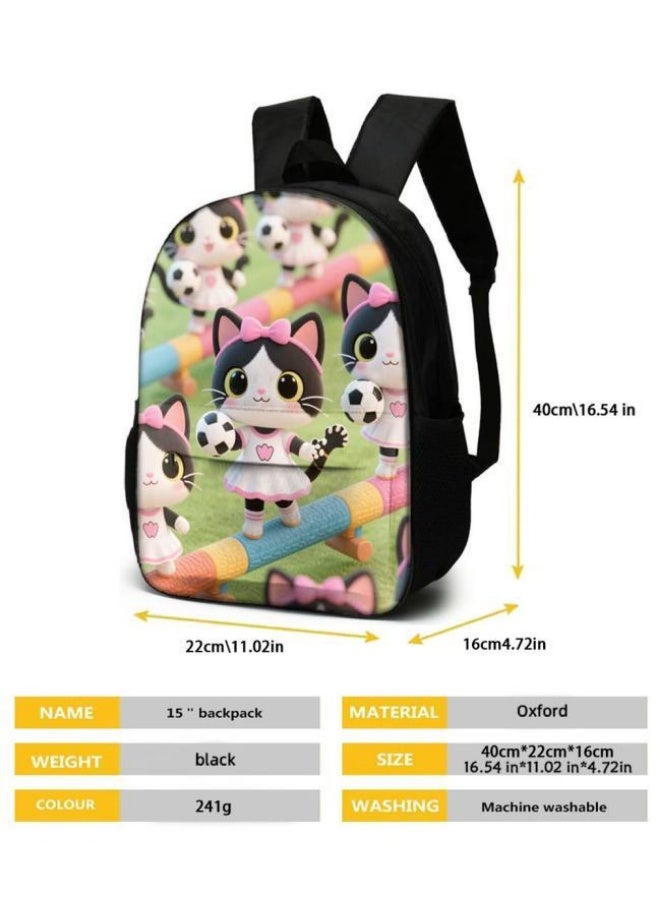 Bright Li Fire Unlock the new fashion of childish fun! Three-piece set of bags, cartoon elements for children and teenagers (students, children, friends' outings, mountain climbing, schooling, etc. can be used) - 46 - Image 5