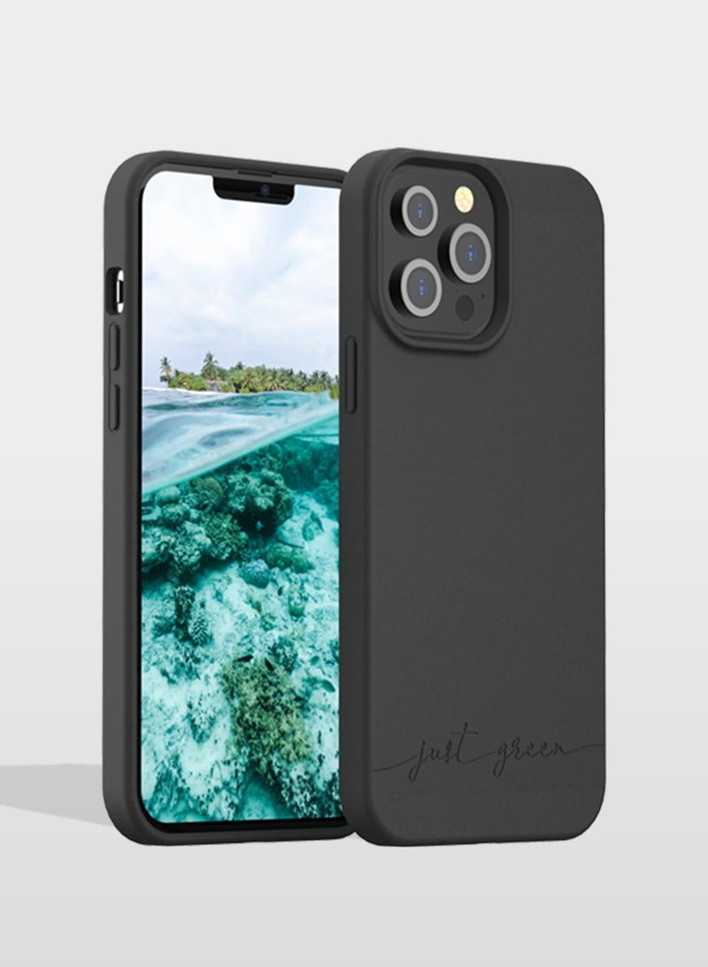 BIGBEN Force/Just Green iPhone13 ProMax case Natural Black Eco designed Lifetime Warranty  - Image 1