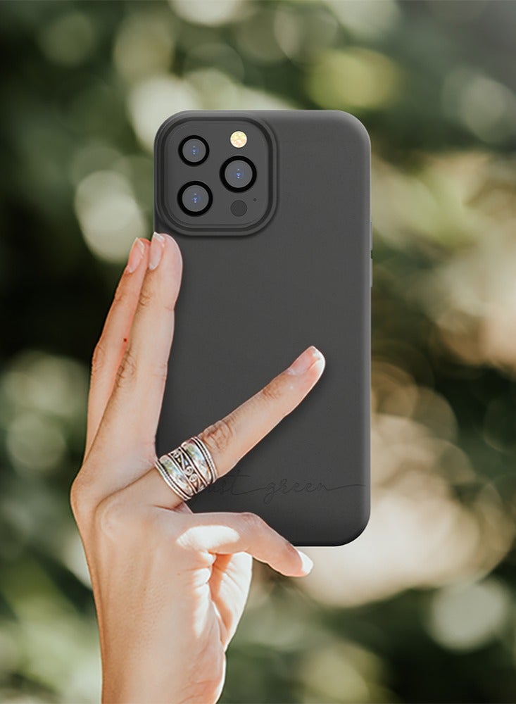 BIGBEN Force/Just Green iPhone13 ProMax case Natural Black Eco designed Lifetime Warranty  - Image 2