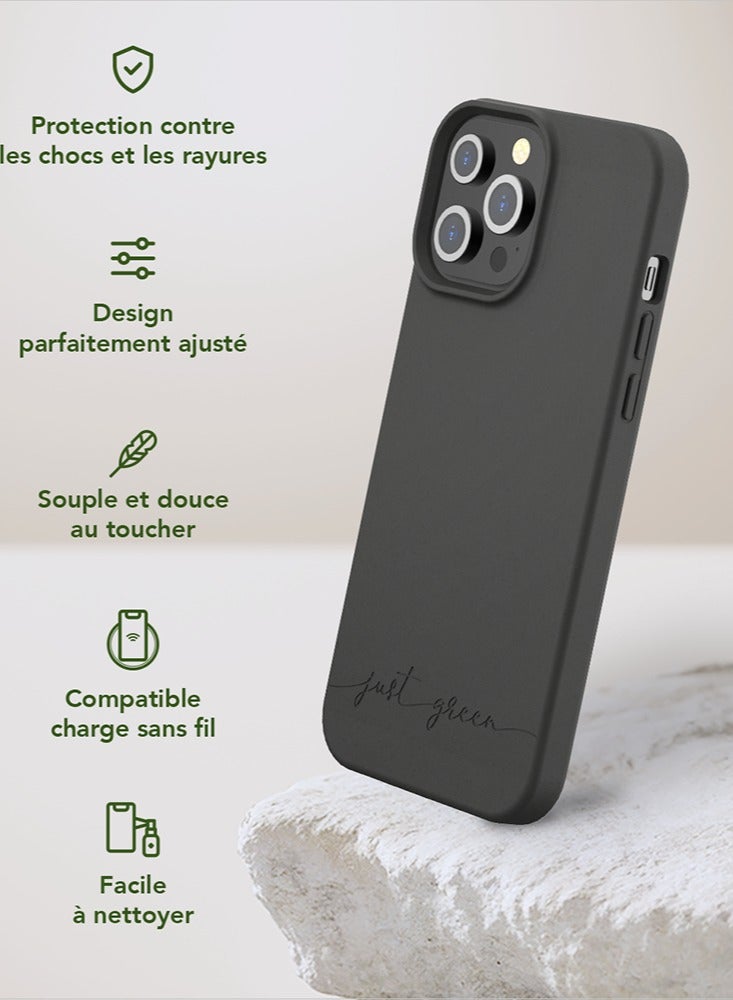 BIGBEN Force/Just Green iPhone13 ProMax case Natural Black Eco designed Lifetime Warranty  - Image 3