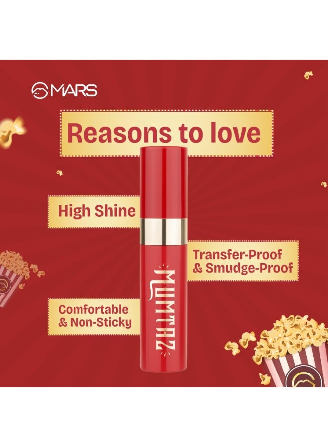 MARS Cinemagic Transfer-Proof Lip Gloss (2.4ml) (05-MASTANI) | Intense High-Shine Color | Upto 12 hr Long-Lasting | Smudge-Proof | Lightweight | Comfortable | Doe-Foot Easy Applicator - Image 3