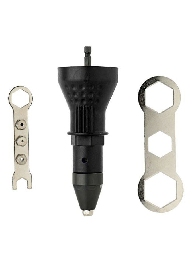 NIBEMINENT Steel Screwdriver Core Riveting Tool Black 20x6.2x7.2centimeter  - Image 1