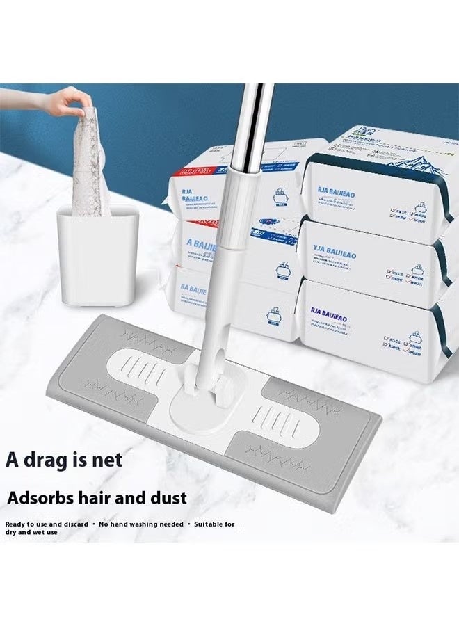 Realfrog 2 Packs of Dry Sweeping Cloths, Disposable Pads for Floor Mops, Dusting Cloths Electrostatic Cloths, Microfiber Mop Pads，Disposable Duster Refills Mops for Cleaning Hardwood Floor Dust, Disposable Paper Clean Dust & Hair for Floor, Window, Camera, TV, Wall ,Door, 30 Tablets Per Pack - Image 3