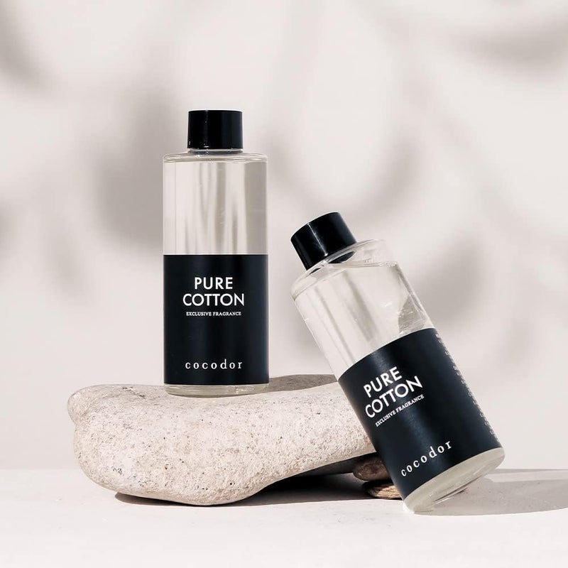كوكودور زيت تعبئة لمنفاخ القصب من Cocod'or، رائحة القماش النظيف، 200 مل، علاج عطري، عطر منزلي، زيوت عطرية لمنفاخ القصب، للحمام، ديكور منزلي - Image 2