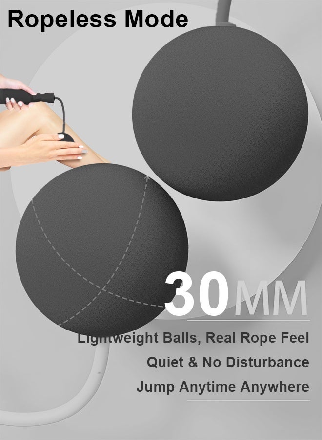 Wish Plus Adjustable Speed Heavy Weighted Steel Professional Steel Wire Jump Rope|Ball Bearing High Speed Jump Rope|Heavy Skipping Rope PVC Weighted Speed Exercise Jump Rope|360 Degree rotation 3M Rope Length (Black) - Image 3