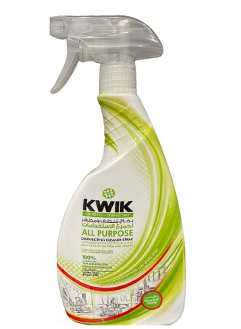 Kwik Disinfecting All Purpose Cleaner Spray 500 ML - Image 2