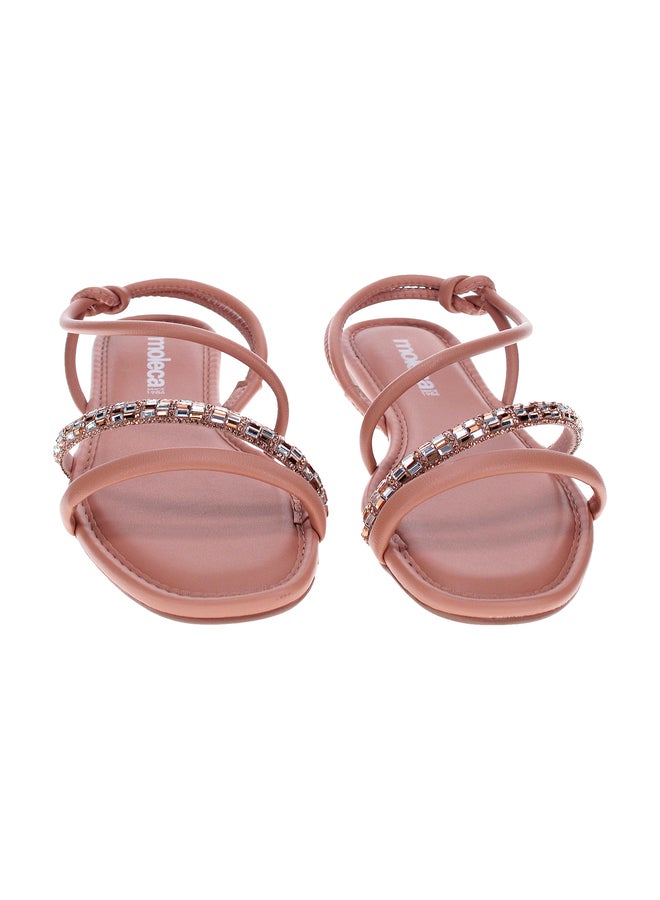 MOLECA Double Strap Flat Sandals with Buckle Details - Image 3