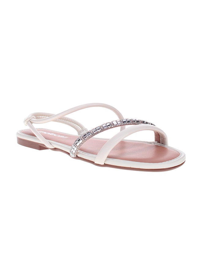 MOLECA Double Strap Flat Sandals with Buckle Details - Image 5