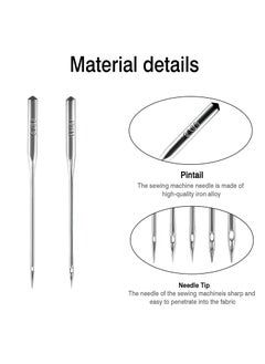 KASTWAVE Sewing Machine Needles, Household 65/9 75/11 90/14 100/16 110/18 Universal Each Model 10pcs with a Needle Threader Suitable for Domestic Heavy Duty Sewing Machine and Wide Range of Fabrics (50pcs)  - Image 3