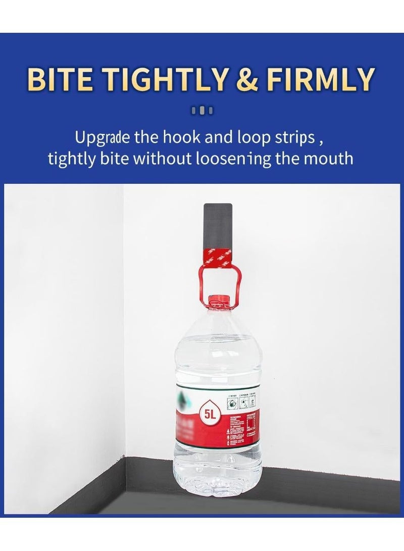 ثري ام شرائط فيلكرو شديدة التحمل (6 × 2 سم)، 20 مجموعة من لاصق 3 ام في اتش بي، مقاومة للماء والحرارة، اسود، مثالية للاستخدام الداخلي والخارجي - Image 5