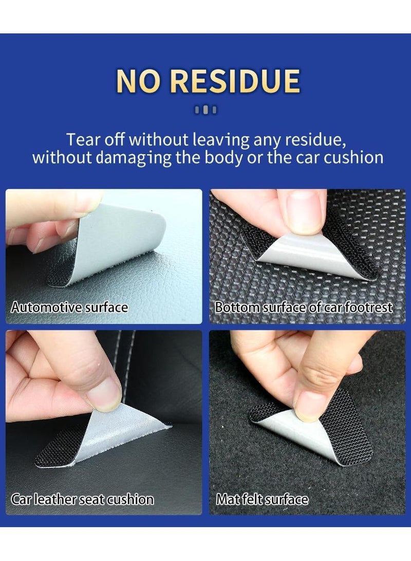 ثري ام شرائط فيلكرو شديدة التحمل (6 × 2 سم)، 20 مجموعة من لاصق 3 ام في اتش بي، مقاومة للماء والحرارة، اسود، مثالية للاستخدام الداخلي والخارجي - Image 3