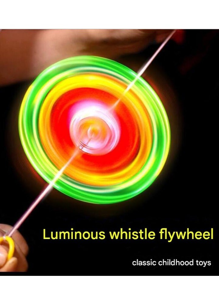 Generic 1 PCS Light-up gyro toys pull wire flash flywheel Toys for Kids Perfect Present - Image 1