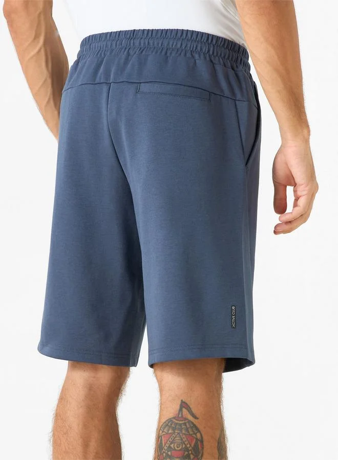 Active Drawstring Closure Shorts With Pockets
