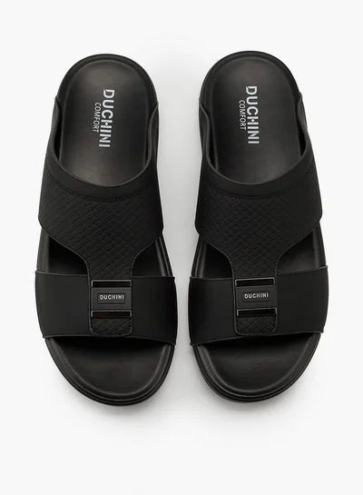 دوتشيني Men's Textured Arabic Slip-On Sandals