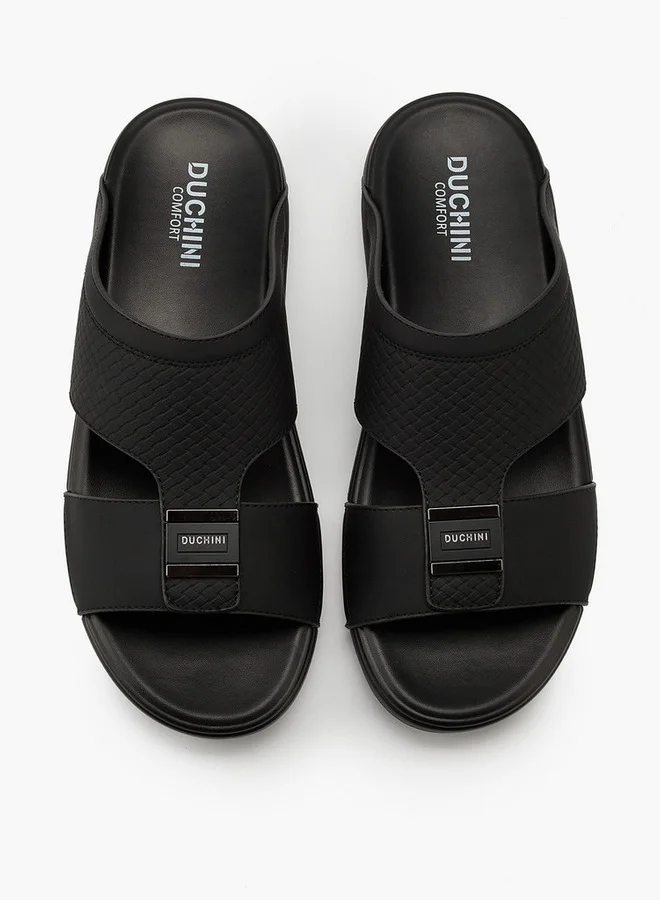 دوتشيني Men's Textured Arabic Slip-On Sandals