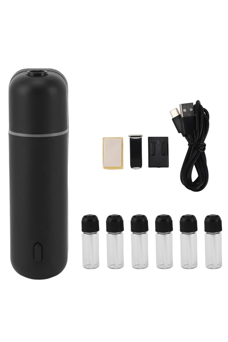 Y&D Essential Oil Diffuser Aromatherapy Essential Oil Diffuser Long Lasting Fragrance DIY Scent Effective Odor Elimination Diffuser for Home Hotel Office Bathroom (Black)  - Image 1