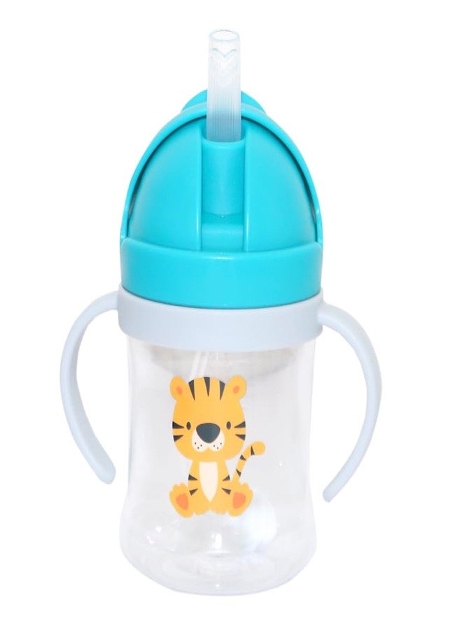 أليا زجاجة رضاعة للأطفال من Alya The Cheeky Kidzz Premium بسعة 200 مل، مزودة بماصة، مناسبة لإطعام الأطفال بالماء والحليب والسوائل (التصميم 611). - Image 3