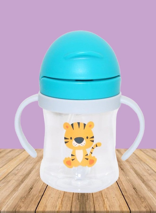 أليا زجاجة رضاعة للأطفال من Alya The Cheeky Kidzz Premium بسعة 200 مل، مزودة بماصة، مناسبة لإطعام الأطفال بالماء والحليب والسوائل (التصميم 611). - Image 4