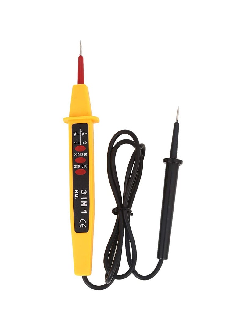 Generic 3-in-1 Voltage Tester - AC/DC Tester Pen  Electrical Tester Kit Circuit Current Continuity Voltage Detector 