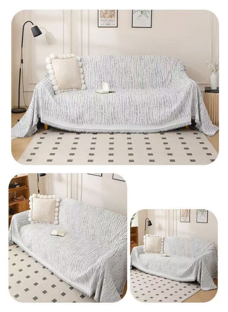 Turquoize All-Season Washable Soft Chenille Sofa Covers 1 2 3 4 Seater Non Slip Love Seat Slipcovers Couch Protector - Image 3
