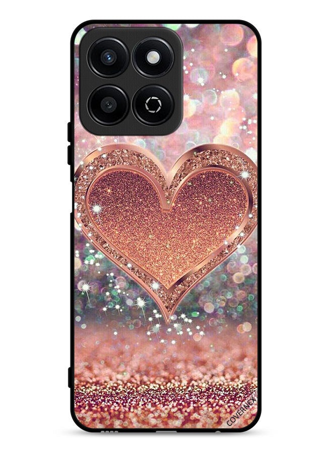 Covernex غطاء حماية لHonor X7c 4G مع لمسة لامعة على شكل قلب - Image 1