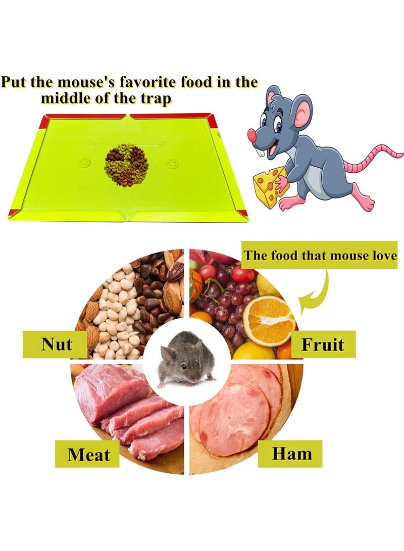 Glue traps for mice, rats, cockroaches, rodents, and other household pests; indoor and outdoor glue boards; insecticide-free and ready to use (pack of 12). - Image 5
