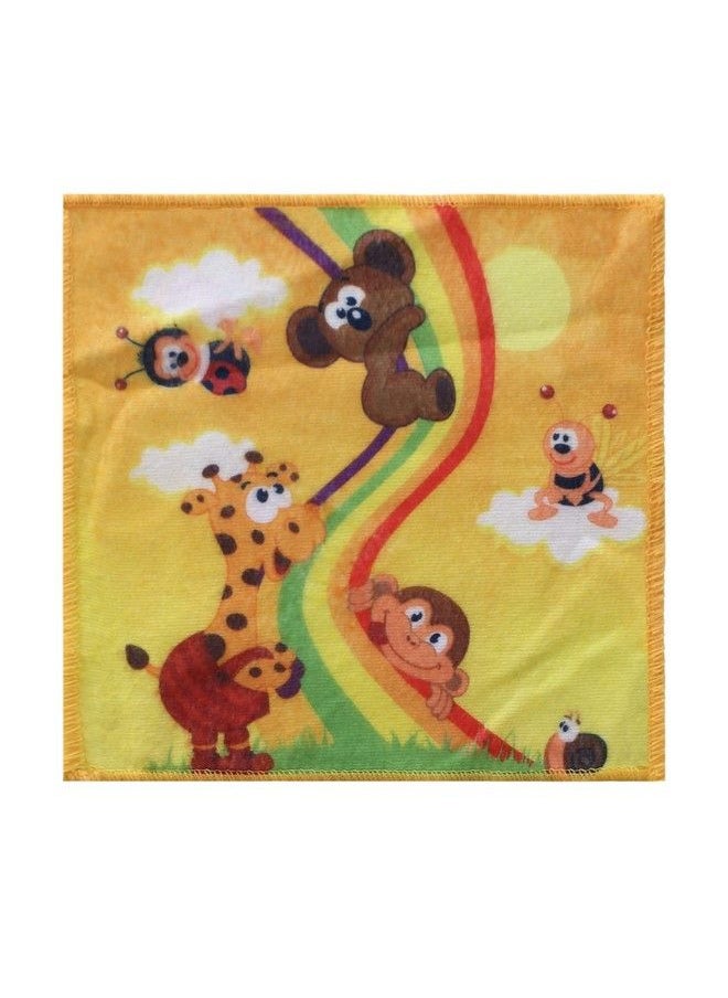 Baby Face Towel;Extra Soft Cotton Fill Reusable Napkins;Coral Fleece Baby Face Hankies For Infants And Toddlerspack Of 36 (Multicolor)