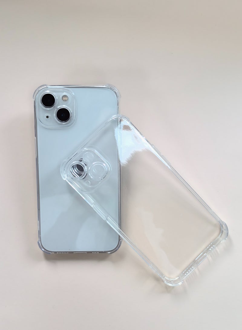 حافظة آيفون نحيفة شفافة للغاية من مادة TPU شفافة وغطاء واقي للآيفون 13 (6.1 بوصة) - Image 3