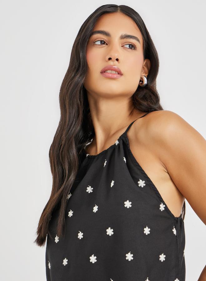 Styli Embroidered Strappy Top - Image 5