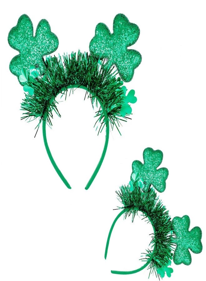 Ankelesz St. Patrick's Day Headbands Green Clover Hair Bands for Women Girls - Image 4