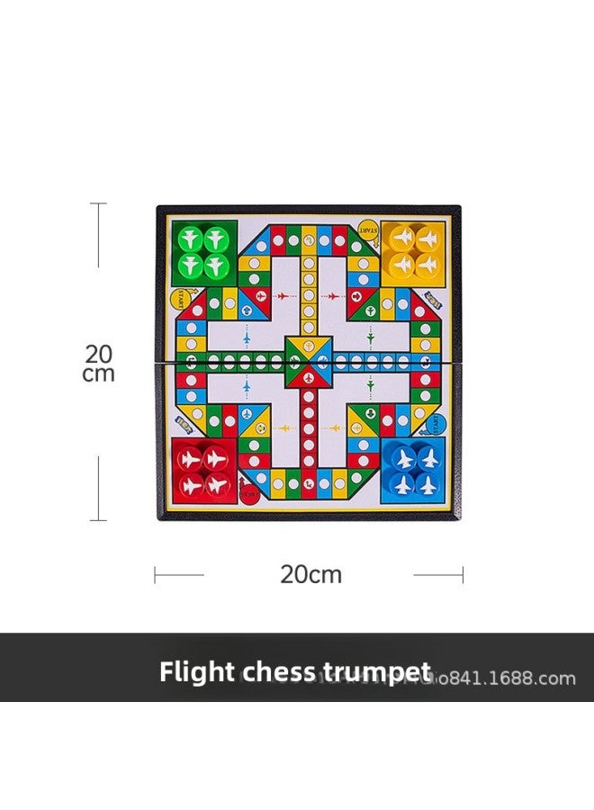 Folding Magnetic Magnetic Chess Go Flying Chess Gobang Checkers Interactive Children's Chess Educational Toys Wholesale
