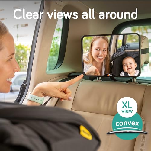 Baby Uma Baby Car Mirror – Shatterproof Backseat Accessory for Rear Facing Infant, Clear Wide View Design for Safe Travel Monitoring - Image 2