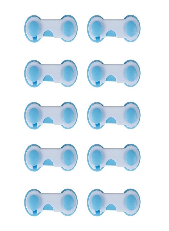 ClickFit Kids Safety Locks for Cabinets & Drawers - Baby Proofing Latches with Strong Adhesive - Child Safety Locks for Kitchen, Appliances, Toilet - Easy Install, No Tools Needed (10, Standard) - Image 1