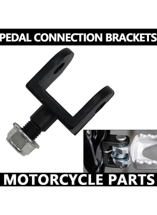 MIYAALLN Sur Ron Foot Peg Pedal Holder Bracket Clamp CNC Motorcycle Footpeg Bracket for Surron Sur Ron Light Bee X/S Segway X260 X160 Electric Dirt Bike EBike Light Bee X, MY009 - Image 2