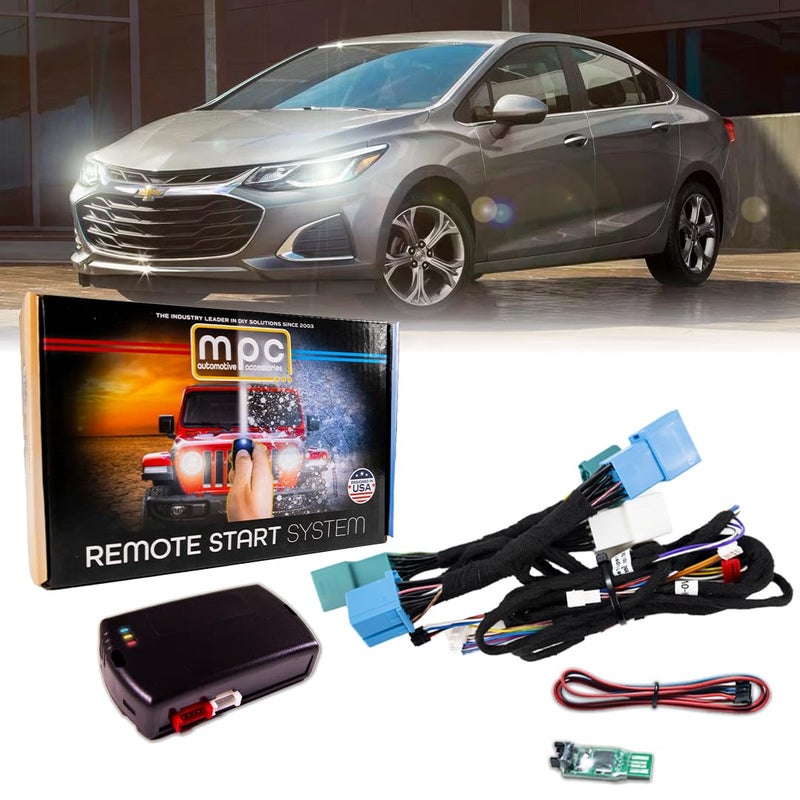 MPC Factory Remote Activated Remote Start Compatible with 20102019 Chevrolet Cruze Plugin THarness FlashLink Updater Premier USA Based Tech Support