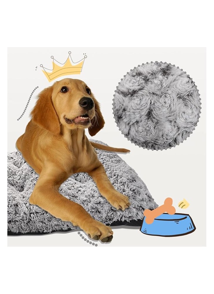 Moro Moro Soft Plush Fur & Plastic Dog Mattress – Cozy, Warm & Non-Slip Pet Bed  - Image 3