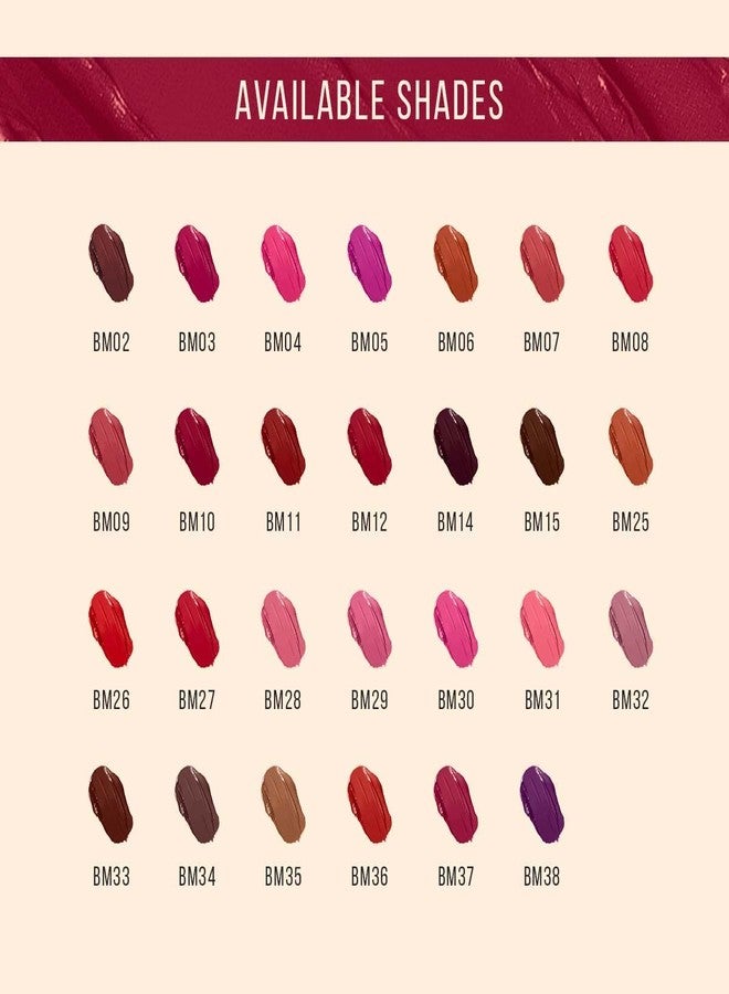 Lotus Makeup Ecostay Butter Matte Lip Colour, Red Rave, 4.2g - Image 5