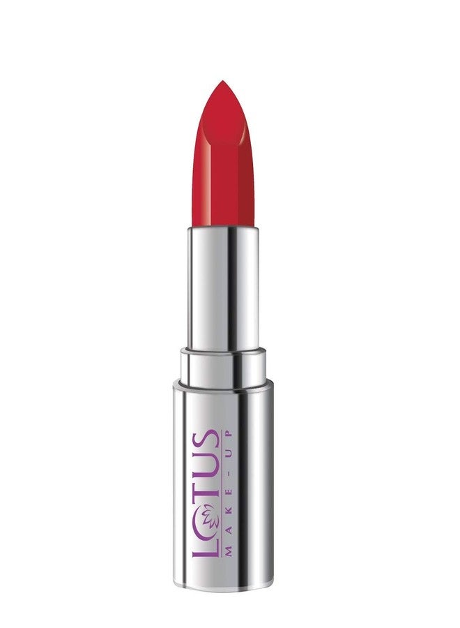Lotus Makeup Ecostay Butter Matte Lip Colour, Red Rave, 4.2g - Image 3