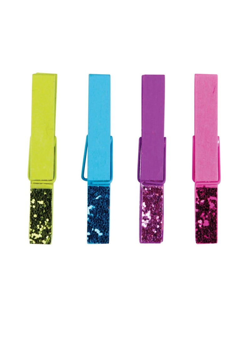 Glitter 4 Glitter Magnetic Clothespins - Image 3