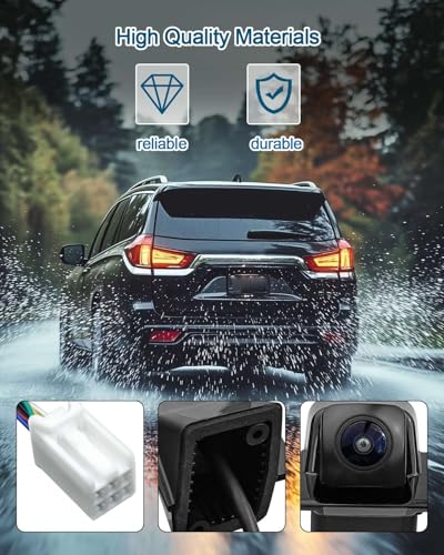 HUQUZN Rear View Backup Camera Fit for Honda Pilot 2019 2020, Reverse Back up Rear Park Assist Camera Replace 39530-TG7-A121 39530TG7A121M1 39530TG7A12 - Image 2