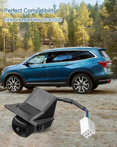 HUQUZN Rear View Backup Camera Fit for Honda Pilot 2019 2020, Reverse Back up Rear Park Assist Camera Replace 39530-TG7-A121 39530TG7A121M1 39530TG7A12 - Image 5